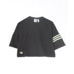 ショッピングadidas tシャツ tシャツ Tシャツ レディース adidas アディダス W NEUCL TEE ショートスリーブ IU2499 BLACK/GREEN