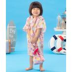 浴衣 水風船柄甚平 キッズ 子供 女の子