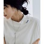 tシャツ USAコットンチビ刺繍リピTフレンチスリーブ レディース