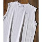 ショッピングタンクトップ レディース タンクトップ JEMORGAN/ジェーイーモーガン ミニワッペン ビッグシルエット ノースリーブ タンクトップ レディース メンズ メンズ レディース