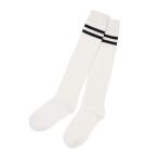 靴下 ライン入りハイソックス レディース