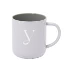 ショッピングイニシャル タンブラー イニシャル ステンレスマグ Y