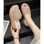 ショッピングウェッジソール サンダル ウェッジソール 厚底サンダル 履きやすい レディース