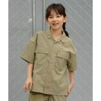 ブラウス シャツ Dickies/ディッキーズ キッズ 半袖シャツ MUJI 80572400 キッズ 子供服 男の子 女の子