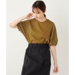tシャツ SHIPS Colors_「洗濯機可能」ミニ裏毛 フハクスリーブ トップス レディース