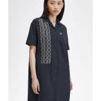 ショッピングフレッドペリー シャツワンピース Embroidered Shirt Dress