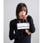 財布 スカルプチュアハンドルロングウォレット レディース