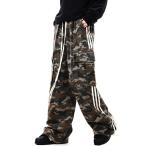  брюки-карго боковой линия дизайн брюки-карго мужской женский 