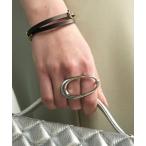 指輪 リング オーバルWフィンガーリング レディース