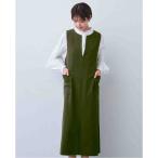 ショッピングジャンパースカート ジャンパースカート リブ　イン　コンフォート　オールマイティーに着まわせる　大人のきれいめジャンパースカート