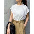 tシャツ 「接触冷感」「UVカット」「ヒップが隠れる丈」天竺ウエストタックTシャツ レディース