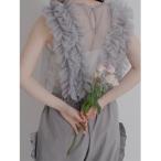 ベスト ジレ 「結婚式/オケージョン」situation tulle vest レディース