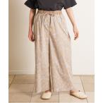 ショッピングセール ボトムス パンツ キッドブルー -２４ＬＩＢＥＲＴＹプリント -フルレングスボトムス -KOWP545 -kidblue レディース