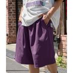 パンツ サマーコーデュロイライクワイドイージーショートパンツ メンズ レディース