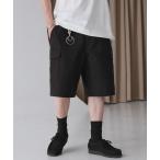 カーゴパンツ ワイドカーゴイージーハーフパンツ メンズ レディース