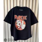 tシャツ Tシャツ キッズ POPEYE  ポパイ オーバーサイズ半袖Tシャツ