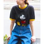 tシャツ Tシャツ メンズ PENNEY'S×MICKEY MOUSE/ぺニーズ×ミッキーマウス MICKEY RINGER TEE ミッキー リンガ