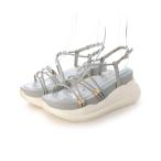 ショッピング厚底 サンダル サンダル Syrinx/ナローストラップ厚底サンダル レディース