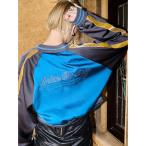 ブルゾン アウター エンブロイダリーサテンブルゾン レディース