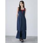 ワンピース デニムジャンパースカート