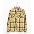 ショッピングBURBERRY 「BURBERRY BLUE LABEL」 長袖ネルシャツ 36 イエロー レディース