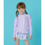 ラッシュガード 「水着・スイム」フラワープリントラッシュガード キッズ 子供 女の子