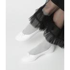 ショッピングバレエ バレエシューズ パンプス 「CROWN」BOW BALLET(cushion sock) リボンバレエシューズ