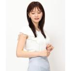 ニット セーター 2024春夏新作畔フリル2wayニット/MM428307 レディース