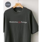 tシャツ Tシャツ メンズ 「別注」Manhattan Portage×DOORS　胸ロゴ プリント Tシャツ