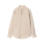 ショッピングリネン シャツ BAGUTTA リネン スタンドカラーシャツ メンズ