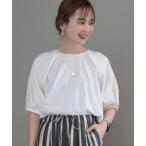 tシャツ パフスリーブカットプルオーバー レディース