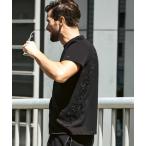 tシャツ 1PIU1UGUALE3 RELAX(ウノピゥウノウグァーレトレ リラックス)ラインストーンサイドロゴ半袖Tシャツ メンズ レディース