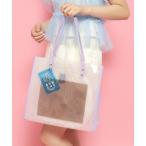 レッスンバッグ 「プールグッズ」エコバッグ付クリアバッグ キッズ 子供 女の子