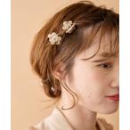 ヘアクリップ ミニフラワー ヘアクリップ