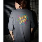 ショッピングサンタ tシャツ Tシャツ メンズ 限定展開 SANTA CRUZ×FREAK'S STORE/サンタクルーズ 別注 サークルロゴバックプリント ピグメント