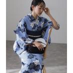 浴衣 大人浴衣2点セット洗える 帯 兵児帯 女性 黒 選べる シック レトロ 上品 古典 モダン 花柄 牡丹 レディース