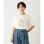 ショッピングミモザ tシャツ Tシャツ レディース フラワーTシャツ/ミモザ