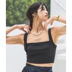 「HEREIAM」吸水速乾＆UVカット／フロントスクエアブラトップ レディース