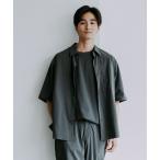 シャツ ブラウス メンズ WONDER CLOTH ジャストルーズ レギュラーカラー シャツ -ストレッチ・接触冷感-