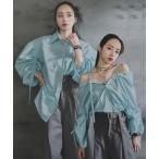 ショッピングオフショルダー ブラウス シャツ 2WAYオフショルダーシャツ(HARE) レディース