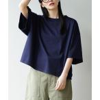 tシャツ 「トレンドスタイルと、ルーズさの両立。」 ゆったりワイド ショート丈Tシャツ レディース