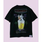 tシャツ Tシャツ メンズ 猫と麦酒TEE〜無限麦酒〜