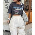 tシャツ 「サイズアソート(オーバーサイズ・クロップトサイズ)」ピグメントTシャツ レディース