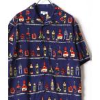 シャツ レーヨン オープンカラー アロハシャツ 無地/総柄/花柄/ボタニカル/和柄/ヴィンテージ柄 レディース メンズ メンズ レディース