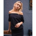 ワンピース RVCA レディース OFFSHORDER RIB DRESS ワンピース 「2024年夏モデル」/ルーカオフショルダーワンピース