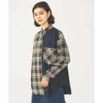 ショッピングSHIRTS ブラウス シャツ BLOCK PLAID SHIRTS レディース