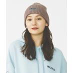 ニット帽 ニットキャップ RUBBER PATCH KNIT CAP レディース メンズ