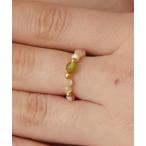 ショッピング指輪 指輪 レディース 「amulette」 「愛情・優しさ・母性のシンボル」マザーオブパール×ペリドット リング