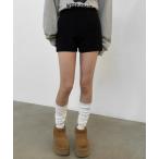 ショッピングショートパンツ パンツ 「MADE」 フレンヌバンディングショートパンツ レディース