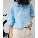 ブラウス シャツ ショートオーバーシャツ レディース